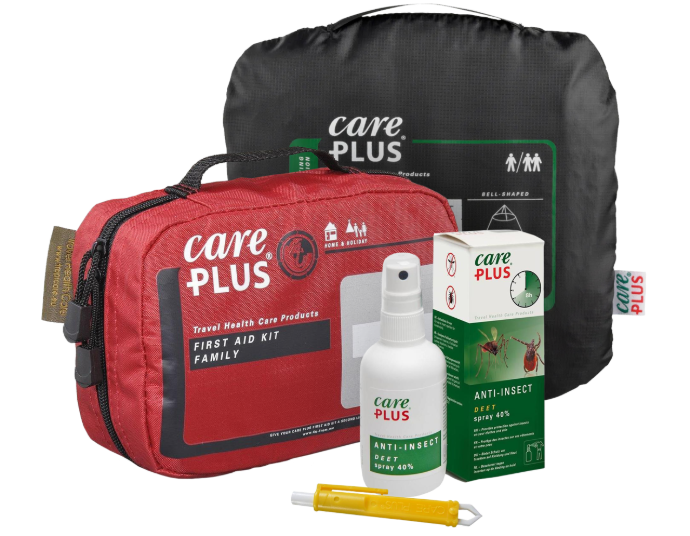 verzameling verzorgingsproducten van careplus